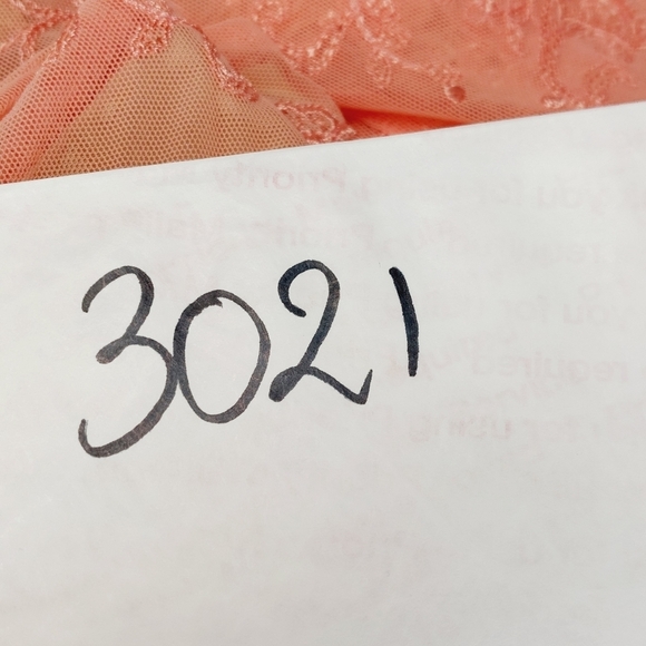 Soma Orange Lace Corset Strappy Mini Dress 3021 - Picture 7 of 7